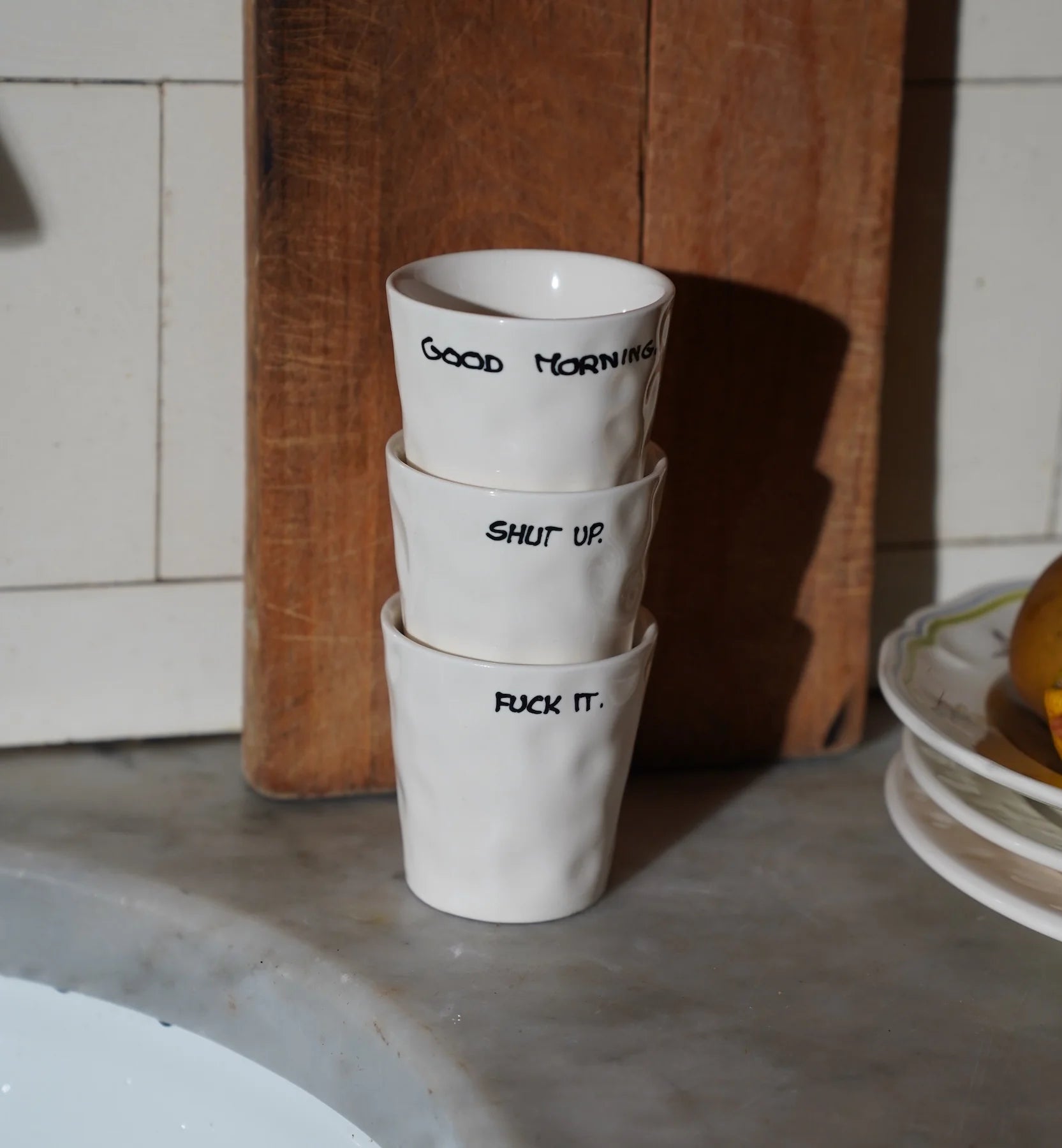 Tasse café Shut up