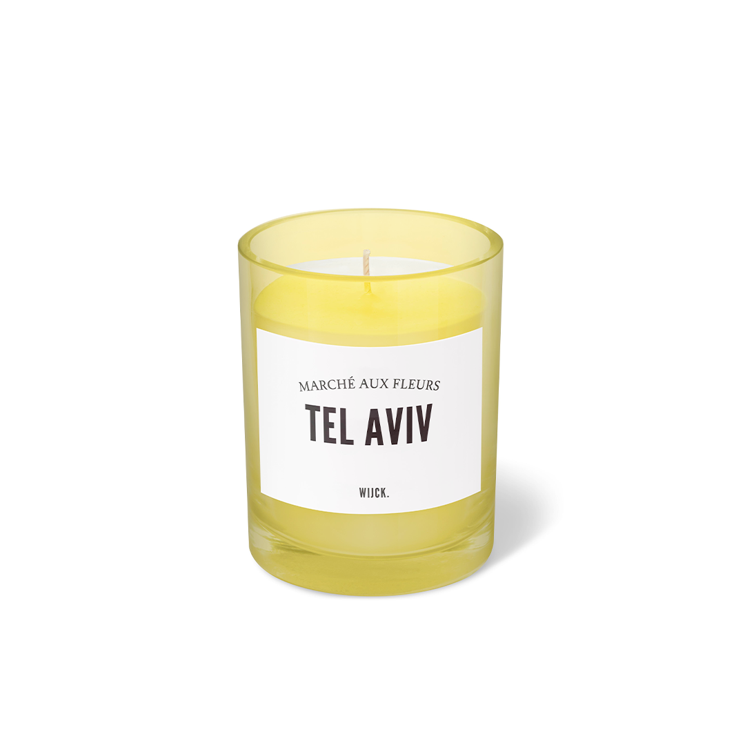 Bougie Parfumée Jaune 265g - Tel Aviv