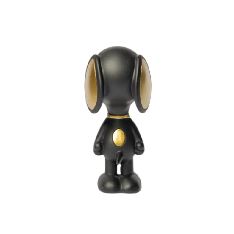Statue Snoopy 12cm standing - noir