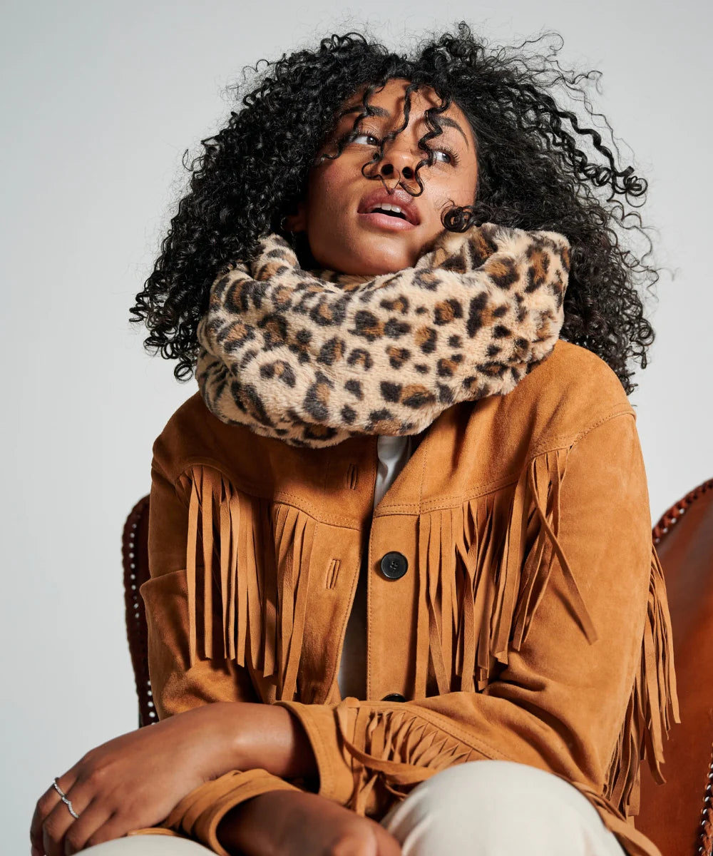 Tour de cou Fourrure - Léopard