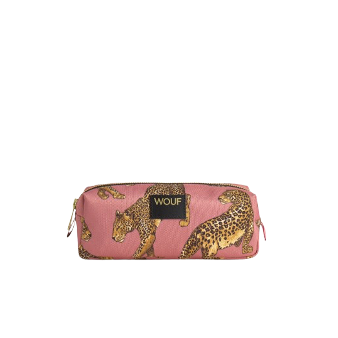 Wouf Trousse scolaire - Blush Leopard
