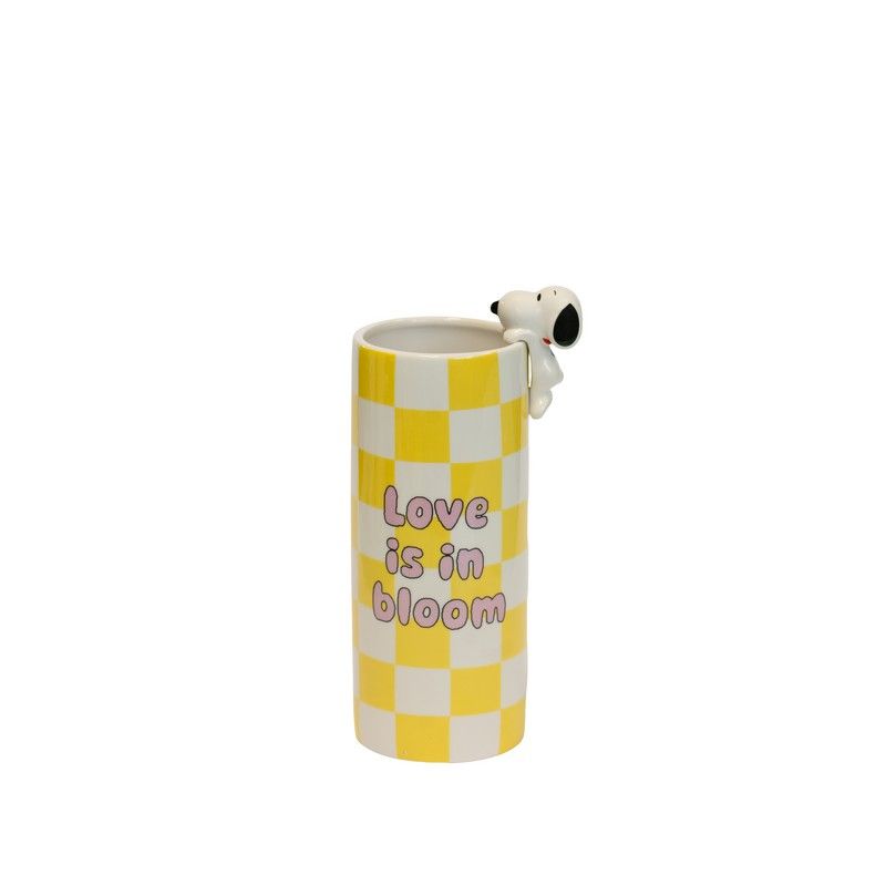 Vase Snoopy in Bloom - jaune