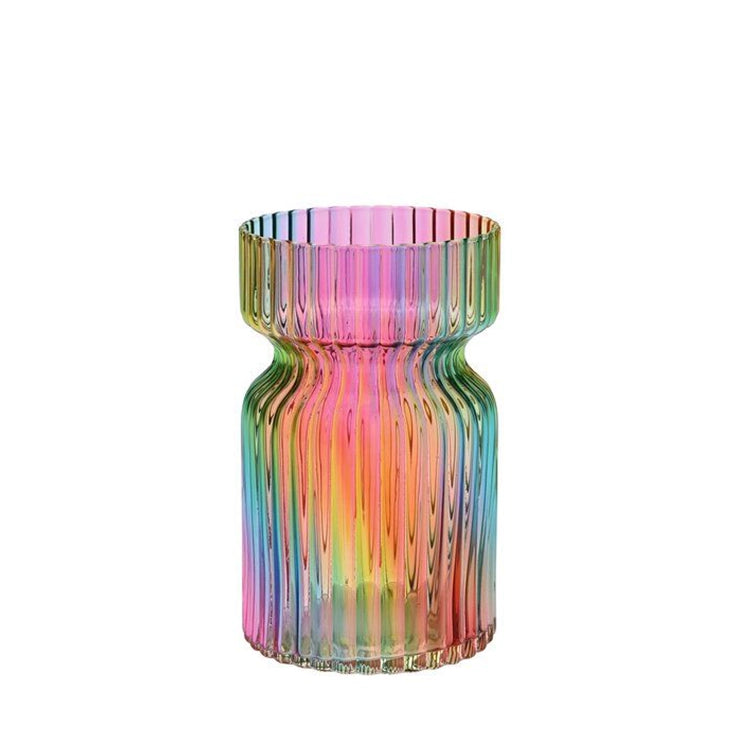 Vase wave h.19 cm - multicolore