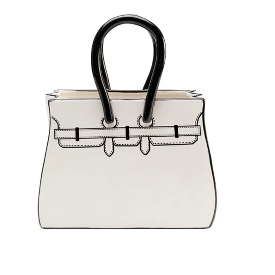 Vase Purse noir et blanc