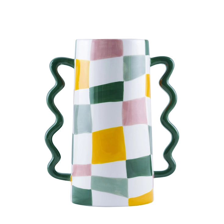 Vase Rodrigo h. 24.5 cm Crazy Squares