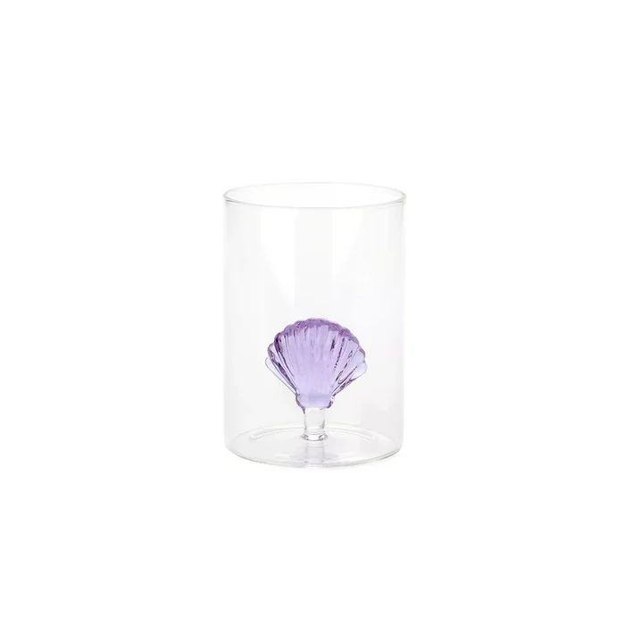 Verre Coquillage - lilas