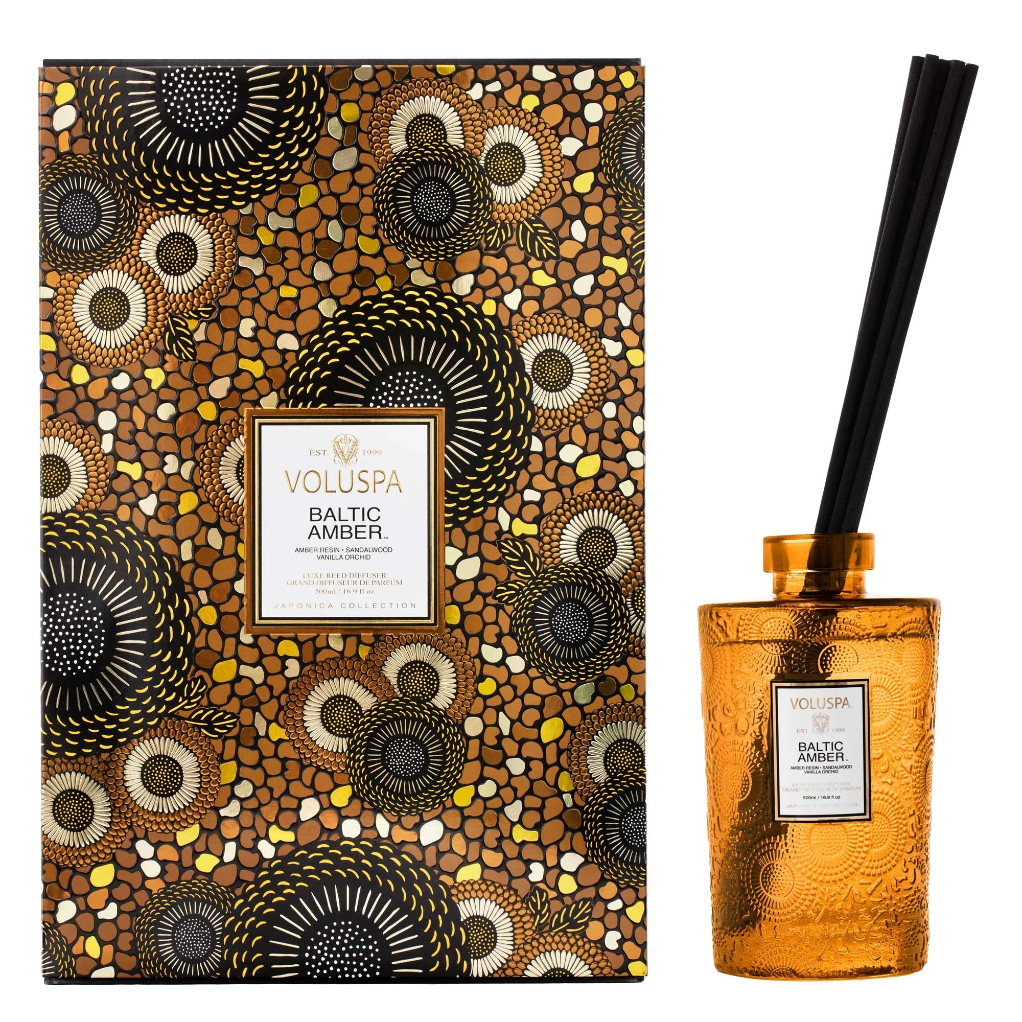 Voluspa Grand diffuseur de parfum 500ml - Ambre Baltique