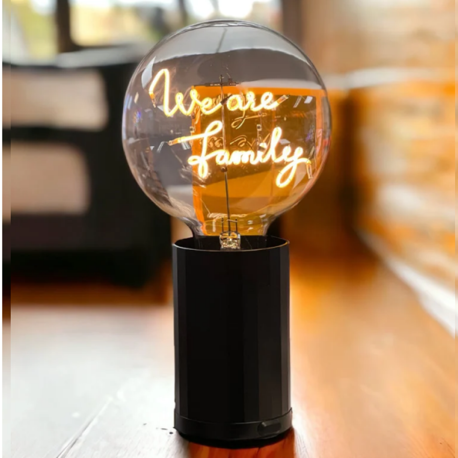 Ampoule We are family - pour socle portable sans fil