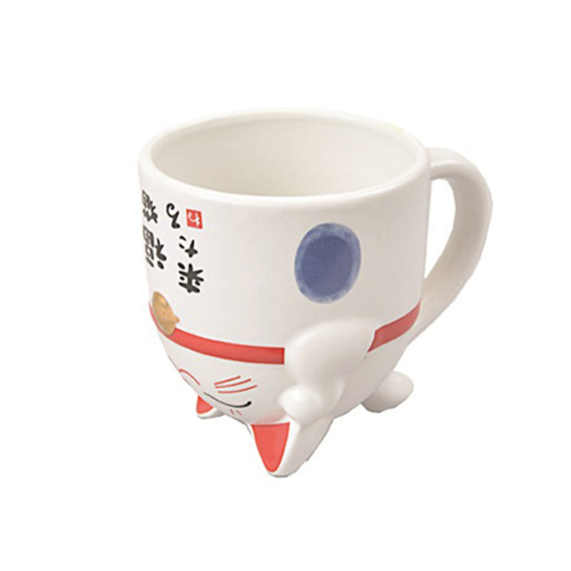 Mug Kawaii - Maneki Neko Bleu