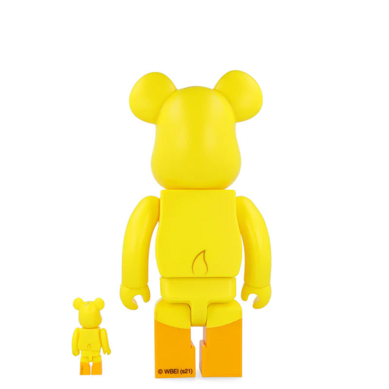 Bearbrick 400% + 100% - Looney Tunes : Tweety (H 28cm + 7 cm)