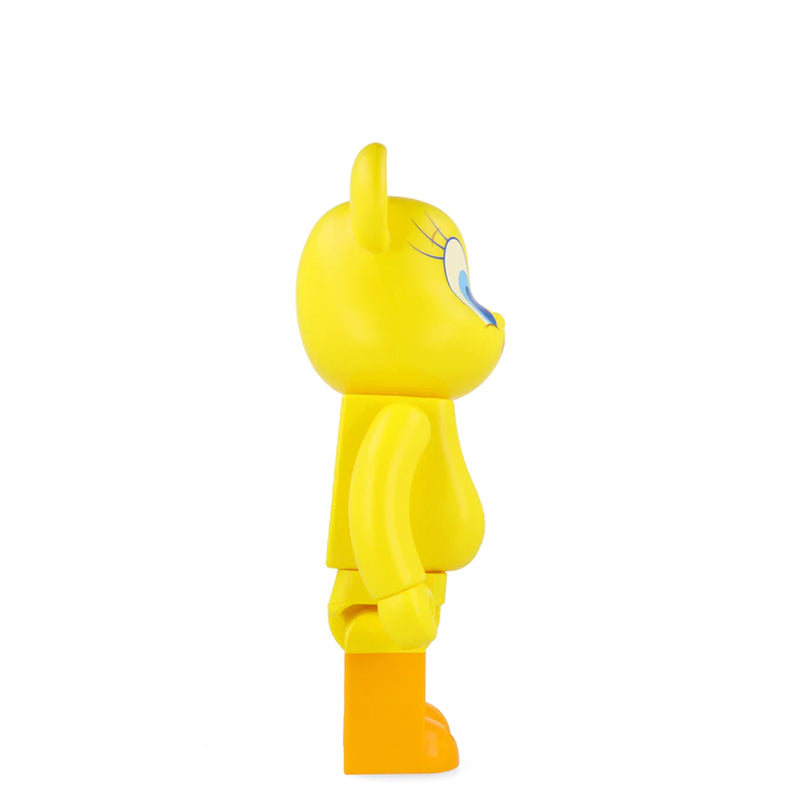 Bearbrick 400% + 100% - Looney Tunes : Tweety (H 28cm + 7 cm)