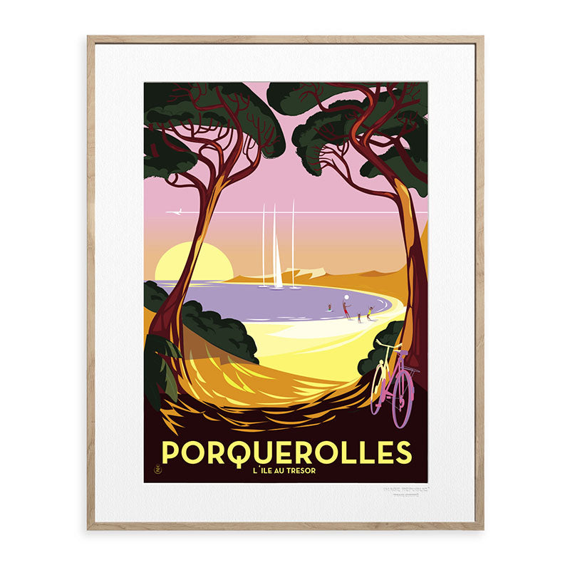 Affiche Monsieur Z - Porquerolles