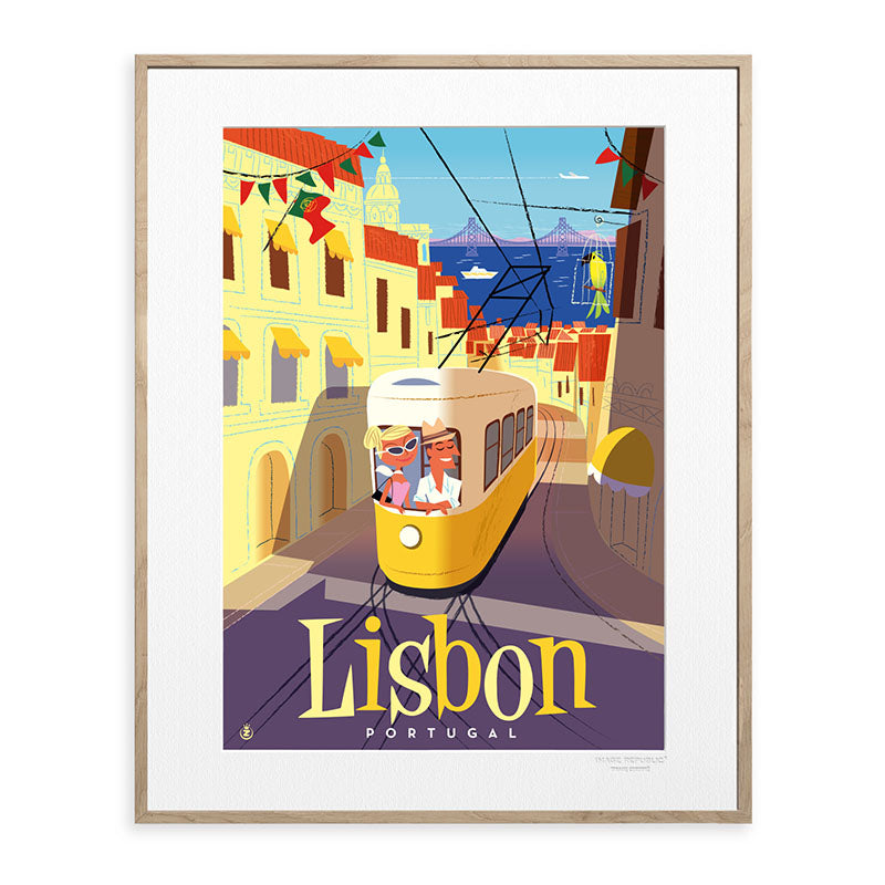 Affiche Monsieur Z - Tram Lisbon