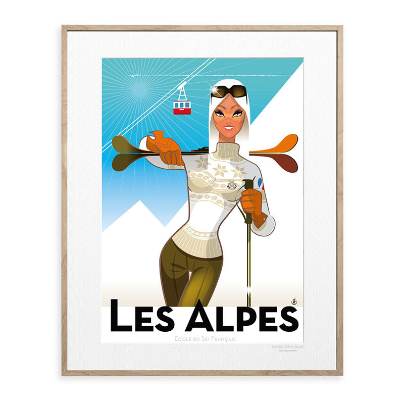 Affiche Monsieur Z - L'école de ski