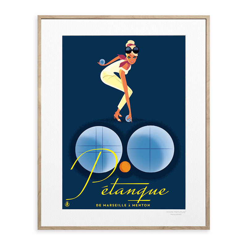 Affiche Monsieur Z - Pétanque