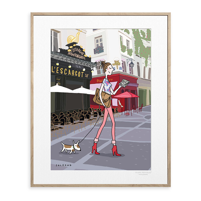 Affiche Soledad - Paris Montorgueil Étienne marcel