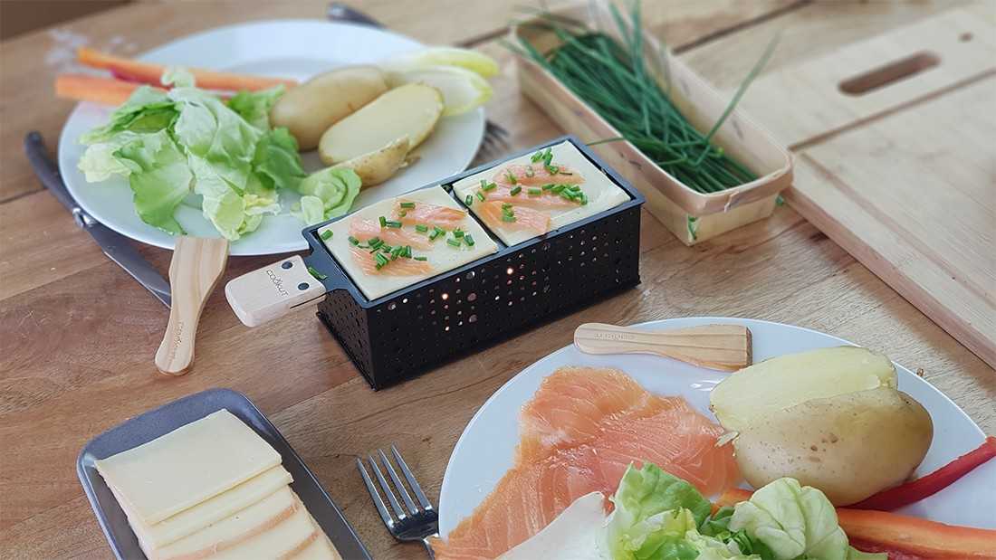 Coffret raclette à la bougie et fondue