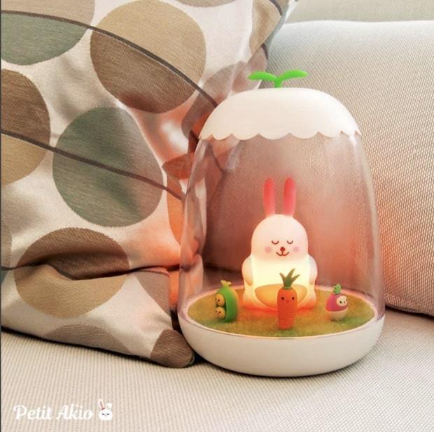 VEILLEUSE AKIO / H 22 cm / LAPIN