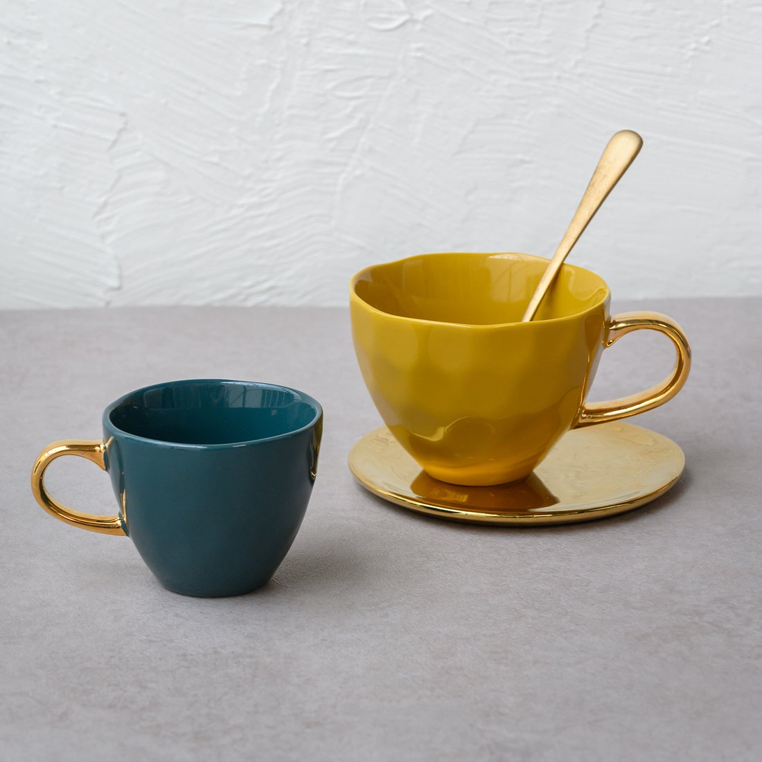 Tasse Good Morning coffee ∅ 8 cm - Bleu