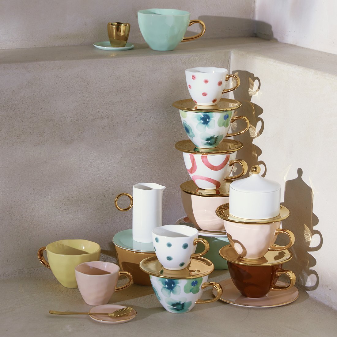 Tasse Good Morning Coffee ∅ 8 cm - rose