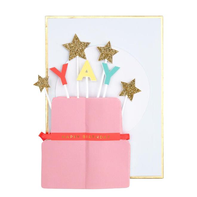 CARTE ANNIVERSAIRE YAY A DÉPLIER