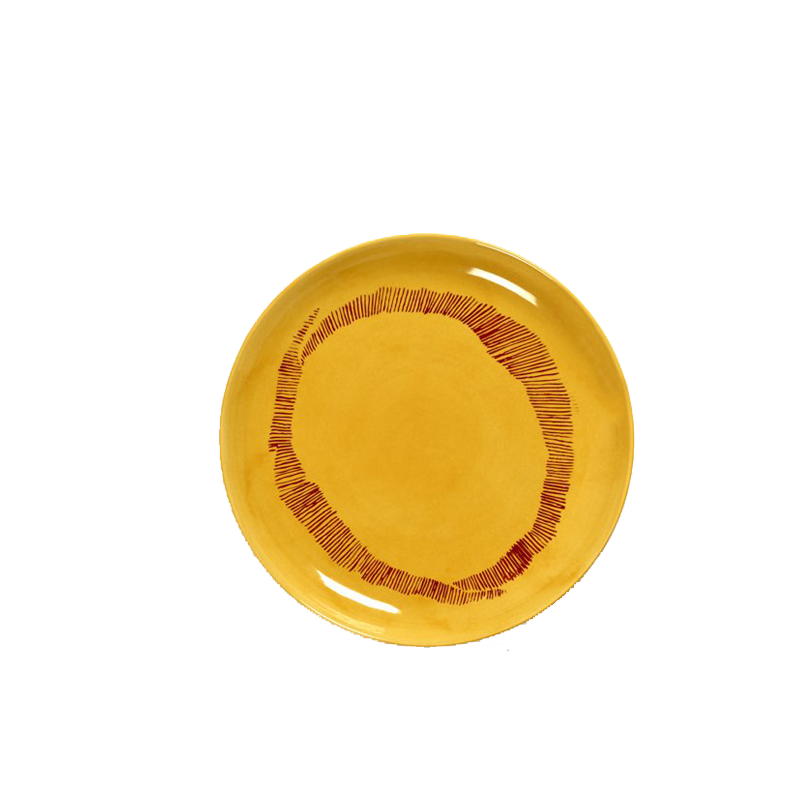 Serax Assiette Ø 19 cm - Feast : Yellow Swirl