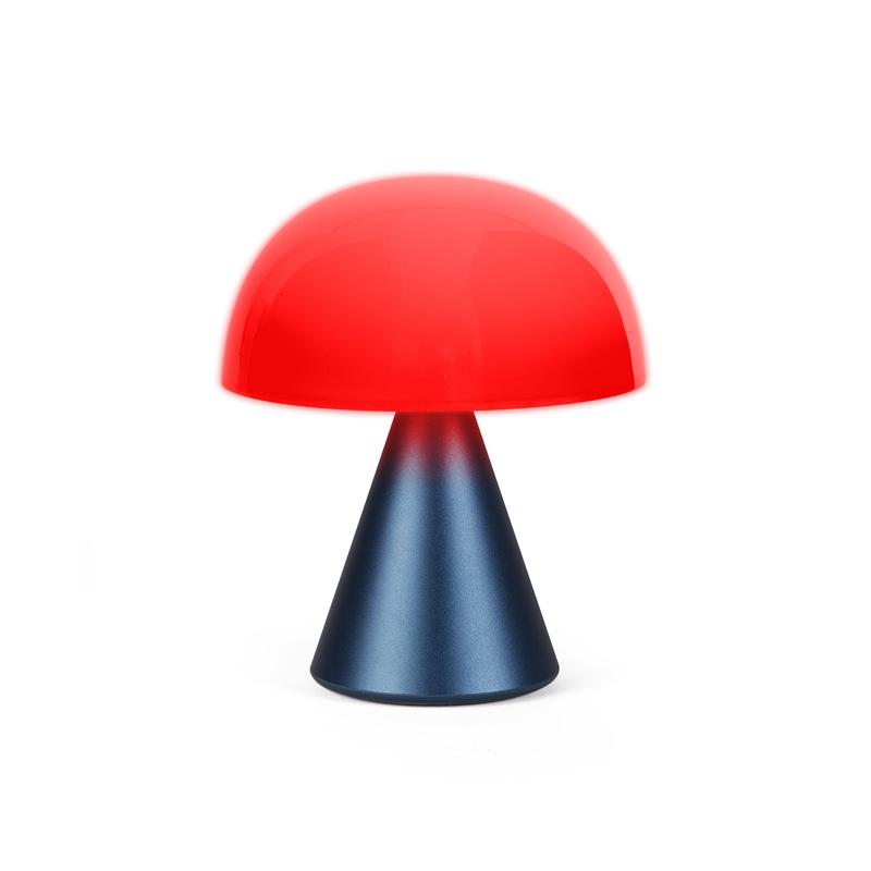 LAMPE LED PORTABLE MINA M 11CM - BLEU FONCE