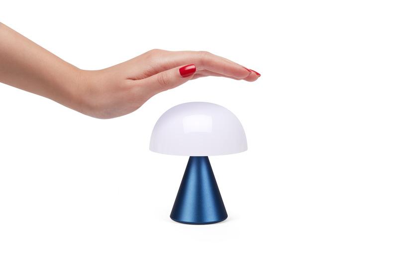 LAMPE LED PORTABLE MINA M 11CM - BLEU FONCE