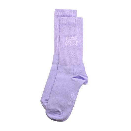 CHAUSSETTES CASSE COUILLE MAUVE 36/40