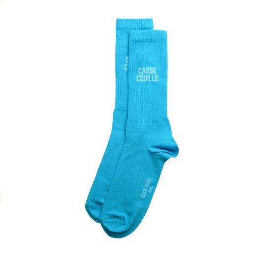 CHAUSSETTES CASSE COUILLE TURQUOISE 40/45
