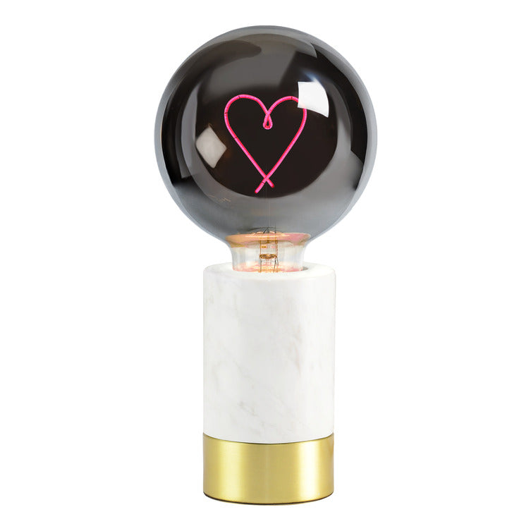 Ampoule Cœur rose
