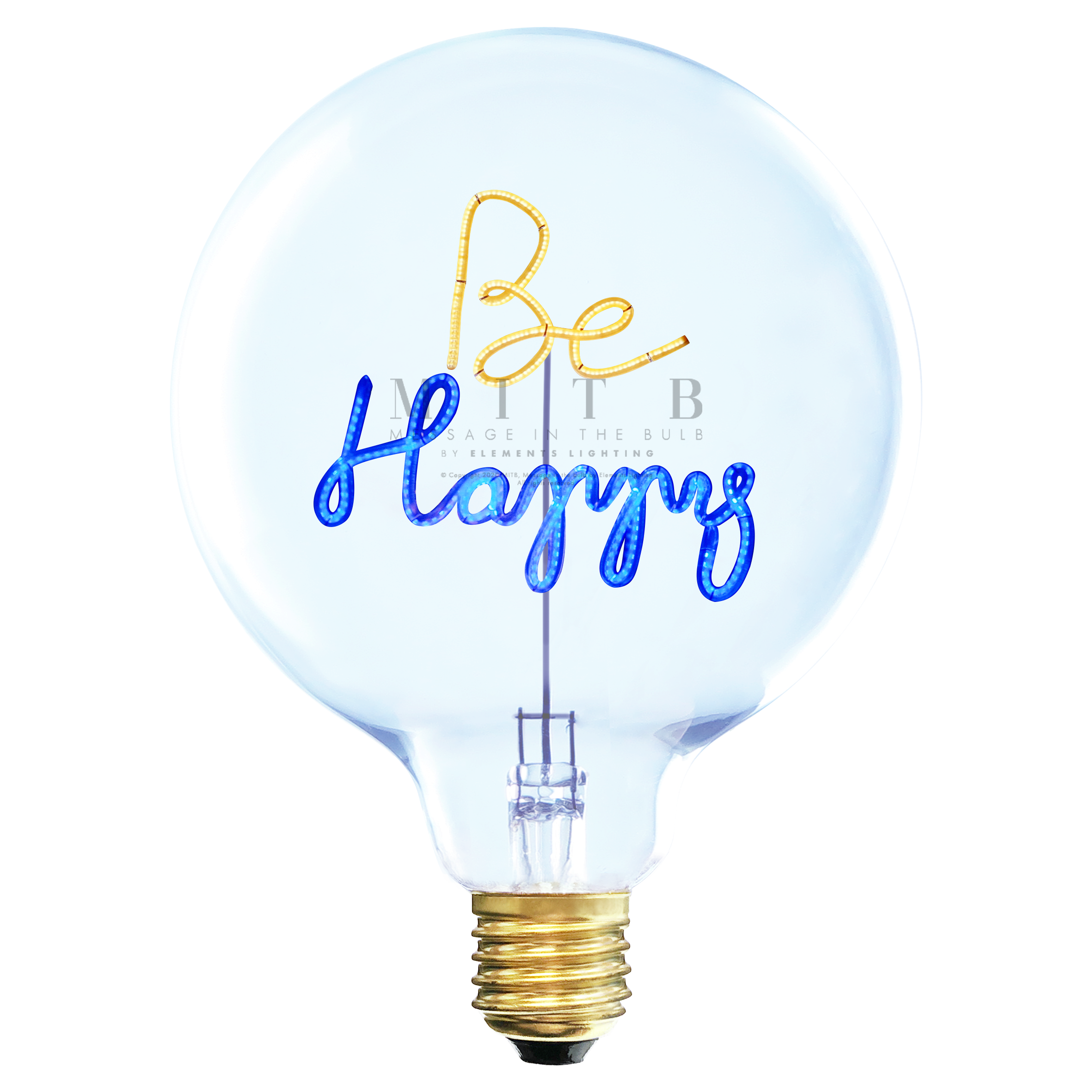 AMPOULE BE HAPPY / H 17 cm