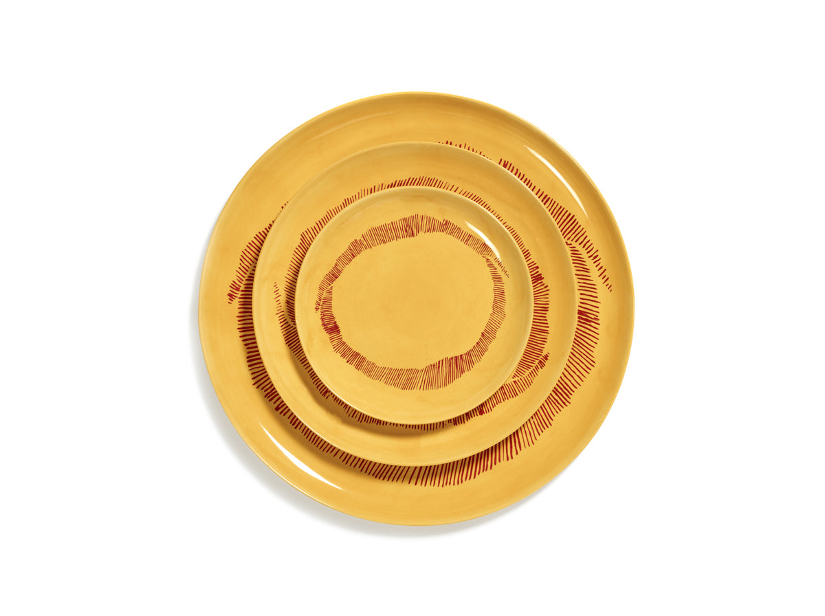 Serax Assiette Ø 19 cm - Feast : Yellow Swirl