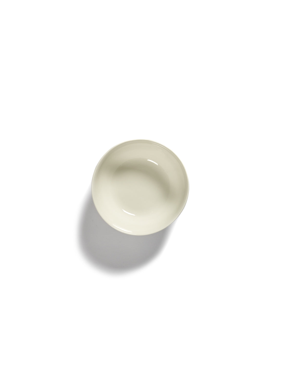 SERAX FEAST BOL BLANC SWIRL ROUGE ∅ 18 CM