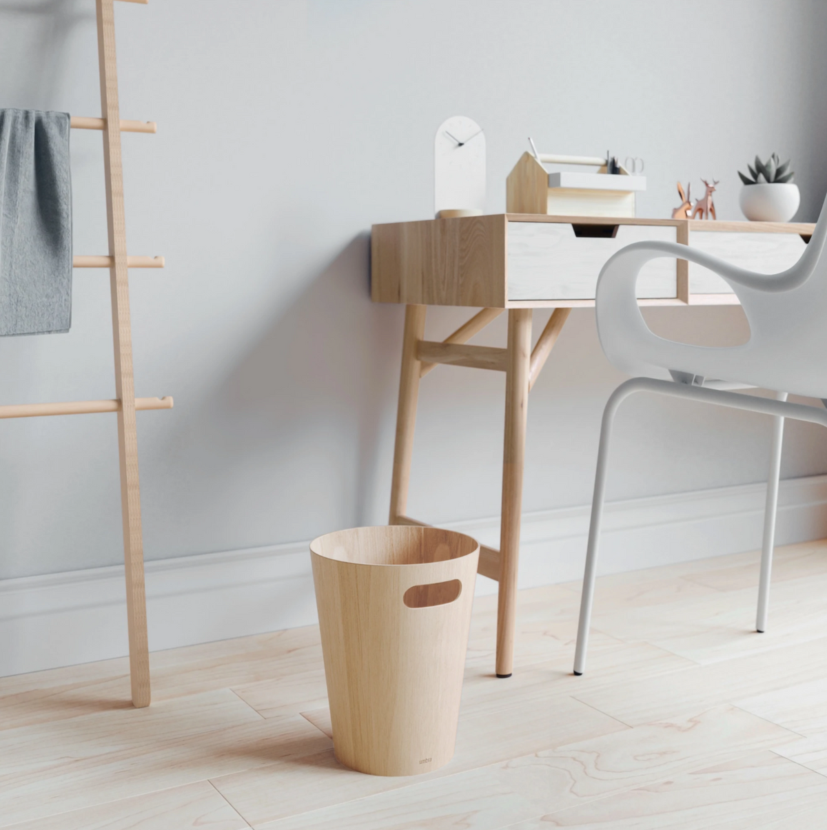 Corbeille Woodrow - bois naturel