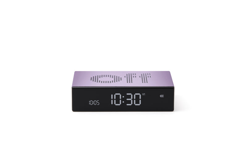 Réveil Lexon Flip Premium - Lilas
