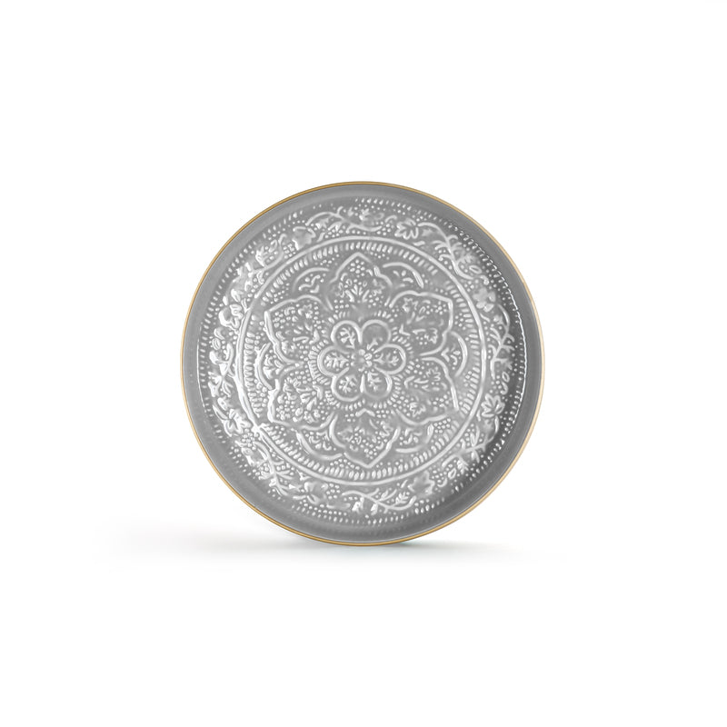 Plateau Berbère Ø 35 cm - gris