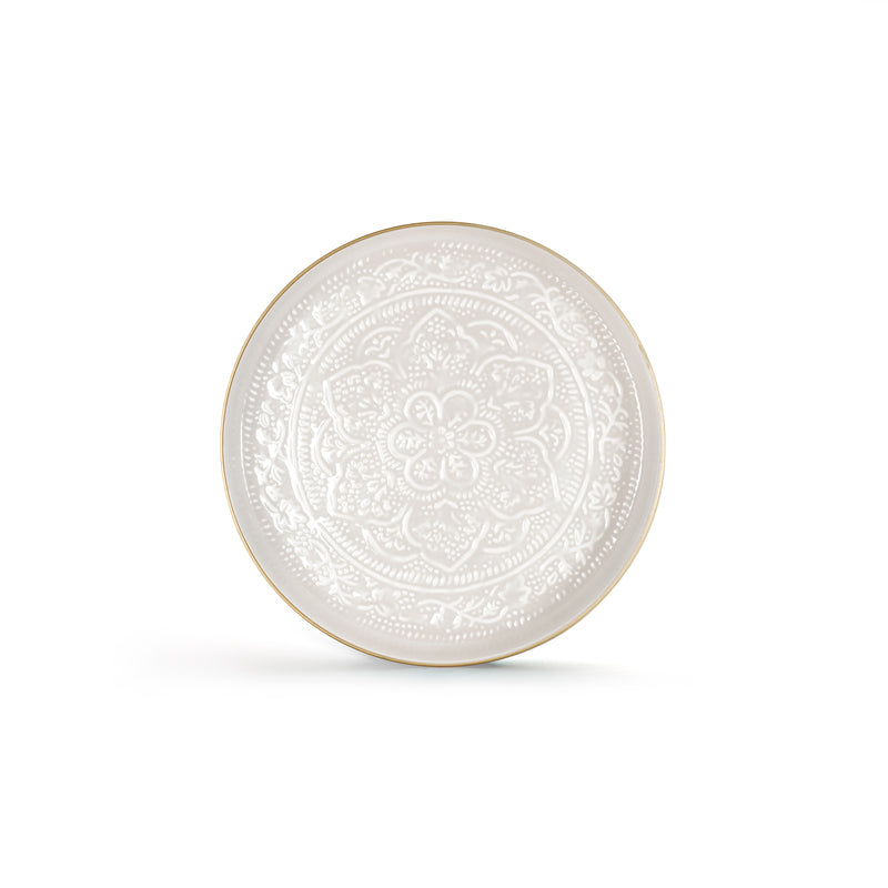Plateau Berbère Ø 35 cm - blanc
