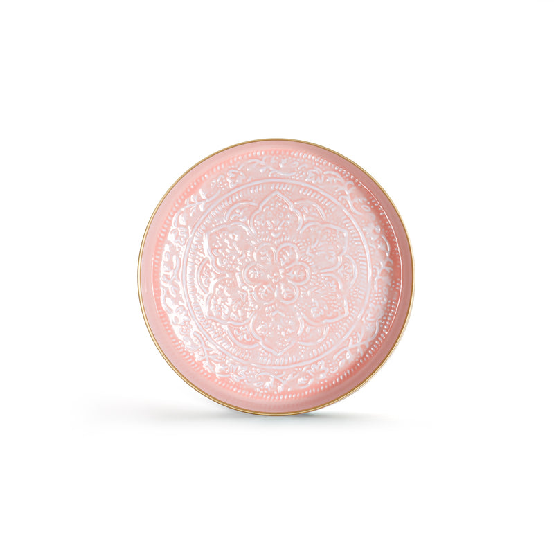 Plateau Berbère Ø 35 cm - rose clair