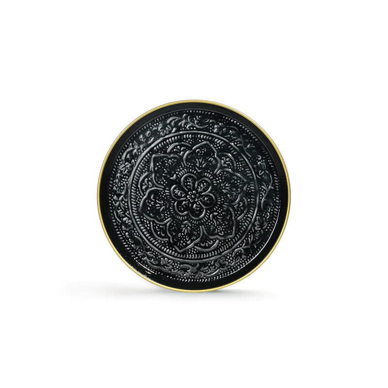 Plateau Berbère Ø 35 cm - noir