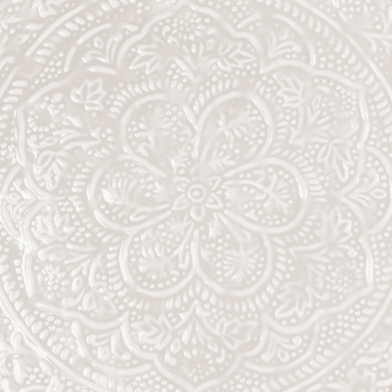 Plateau Berbère Ø 45 cm - blanc