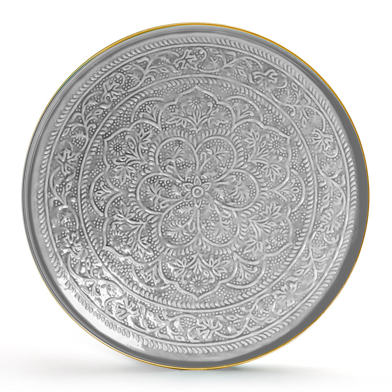 Plateau Berbère Ø 60 cm - gris