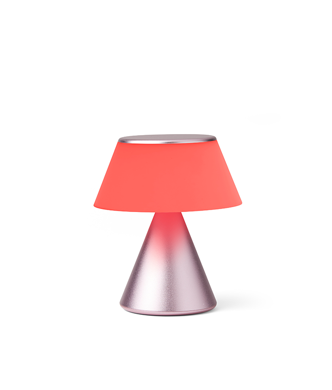 Lampe led portable Luma M 10.8 cm - rose