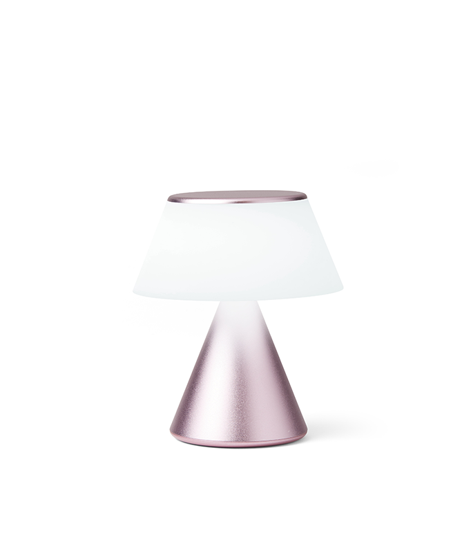 Lampe led portable Luma M 10.8 cm - rose