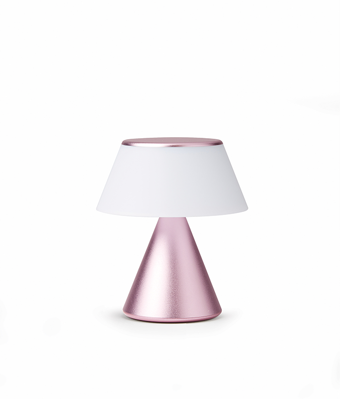 Lampe led portable Luma M 10.8 cm - rose