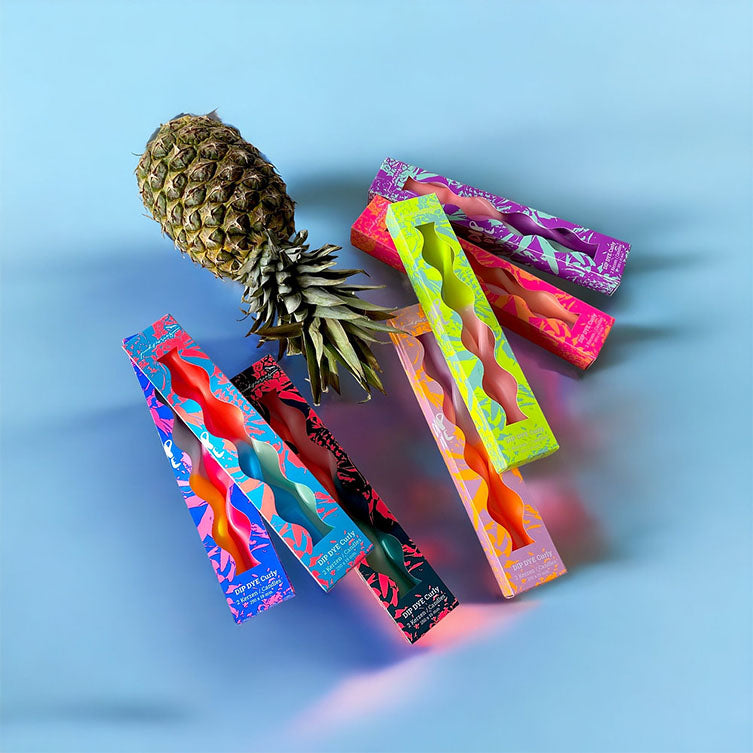 Set de 2 bougies torsadées Miami - océan