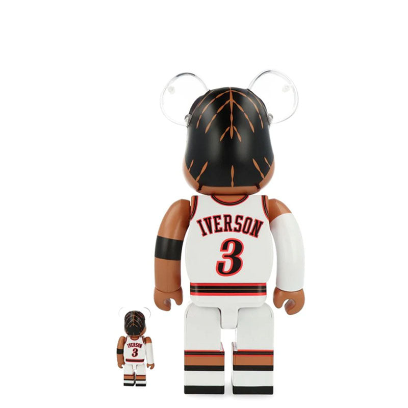 BEARBRICK 400% + 100% ALLEN IVERSON