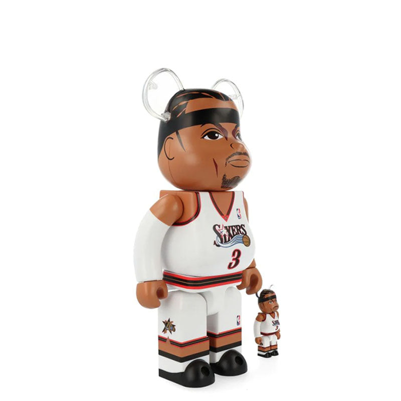 BEARBRICK 400% + 100% ALLEN IVERSON