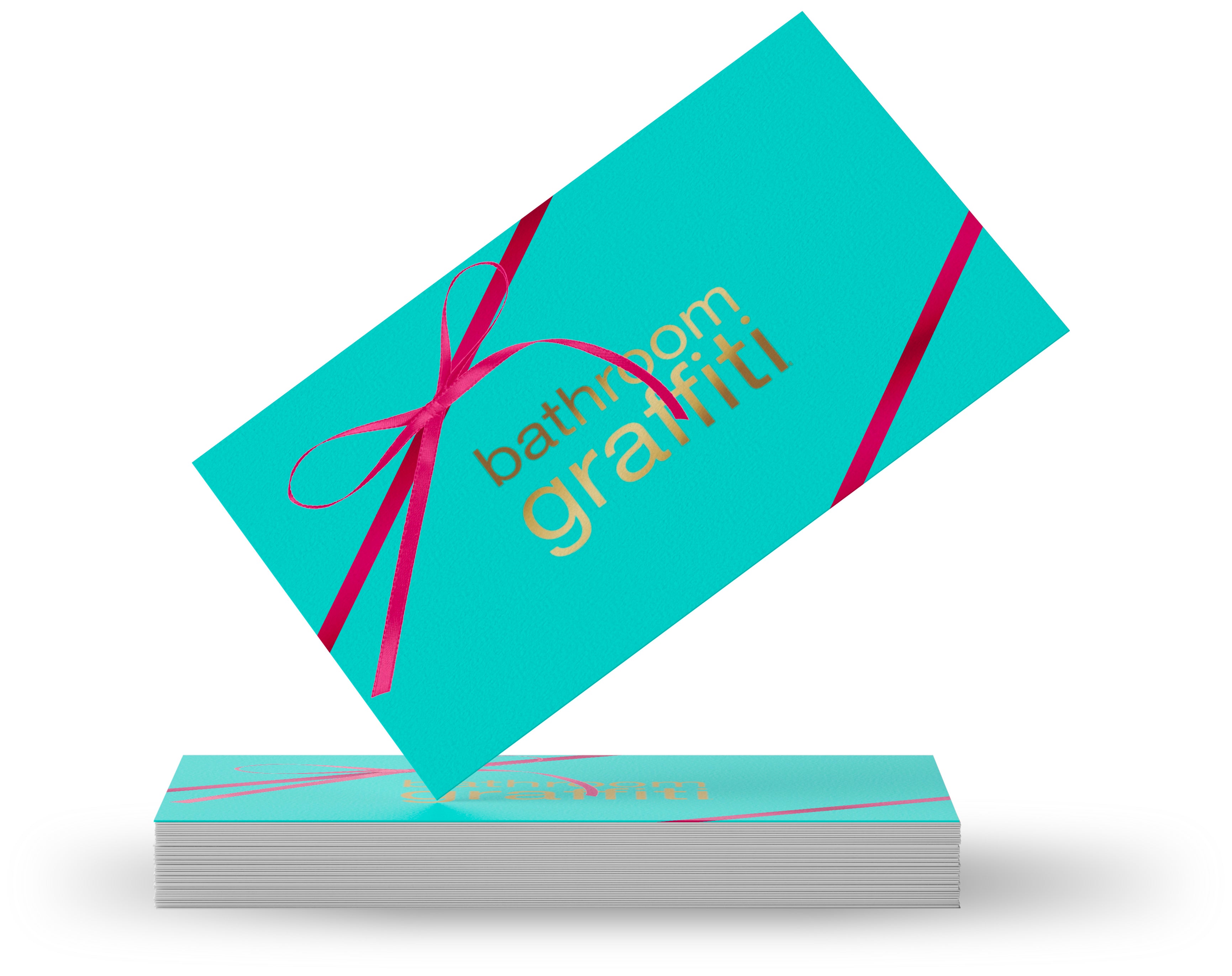 Carte Cadeau Bathroom Graffiti
