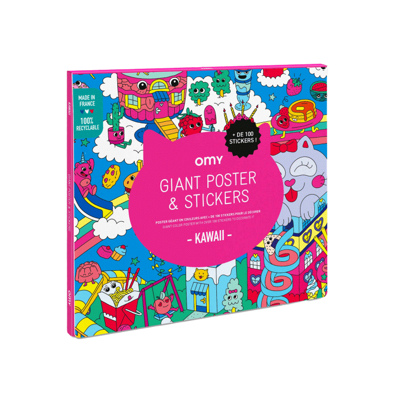 OMY Poster stickers - Kawaï